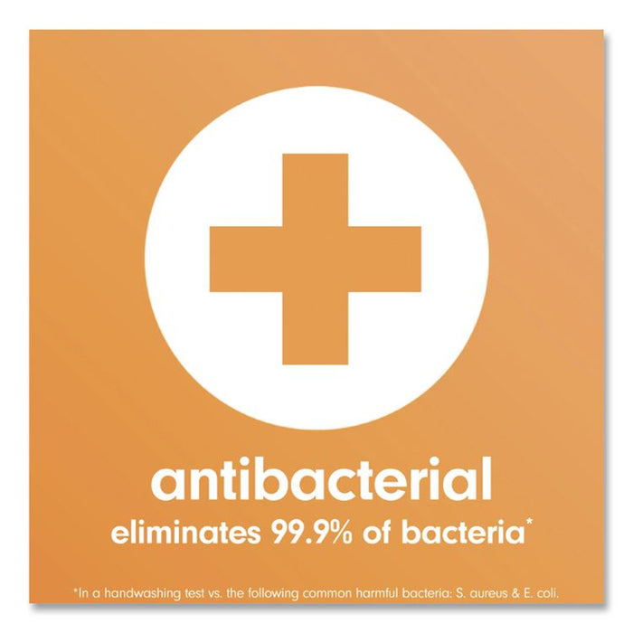 Antibacterial Liquid Hand Soap Refill, Fresh Scent, 50 oz, Orange, 3/Carton