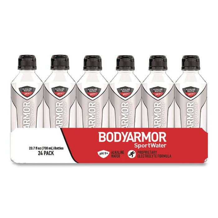 SportWater Alkaline Water, 23.67 oz Bottle, 24/Pack