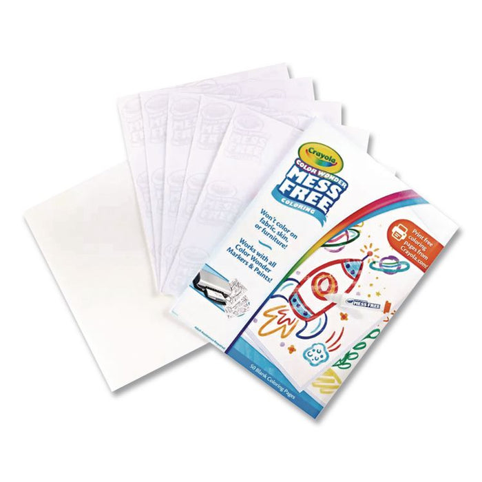 Color Wonder Blank Coloring Book, Ages 3 and Up, 50 Pages