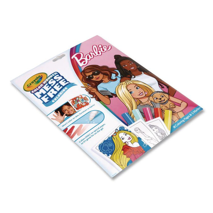 Color Wonder Barbie Coloring Pad and Markers, Ages 3 and Up, 18 Pages