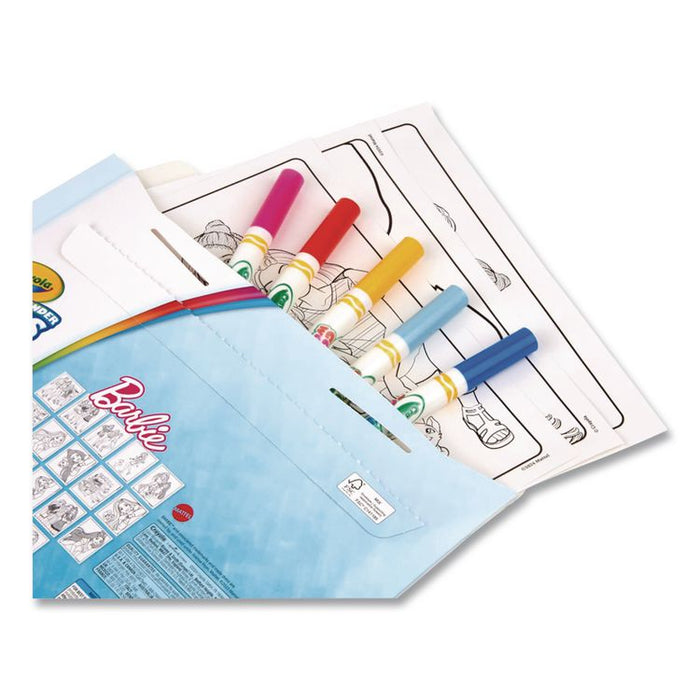 Color Wonder Barbie Coloring Pad and Markers, Ages 3 and Up, 18 Pages