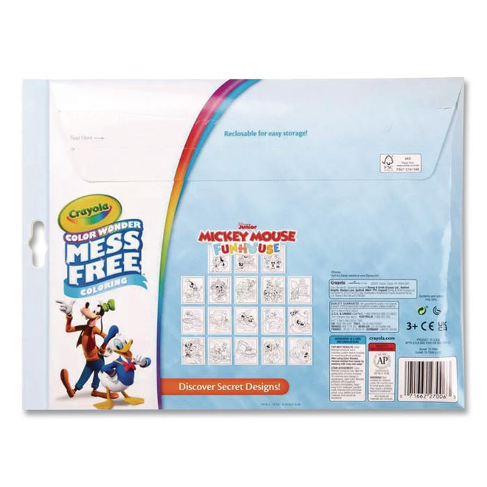 Color Wonder Mickey Mouse Clubhouse Coloring Book, Ages 3 and Up, 18 Pages