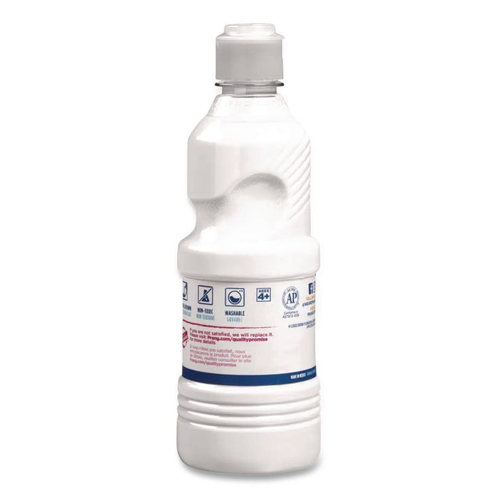 Washable Paint, White, 16 oz Dispenser-Cap Bottle