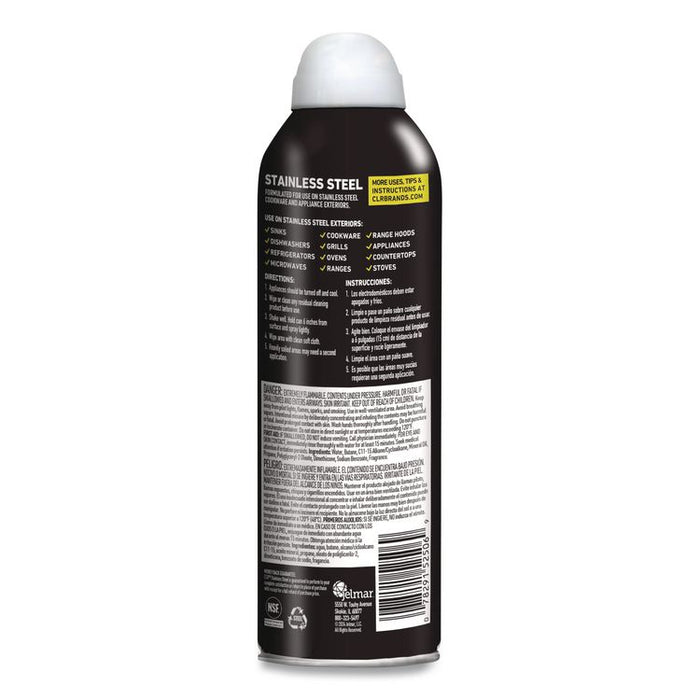 Stainless Steel Cleaner, 12 oz Can, 6/Carton
