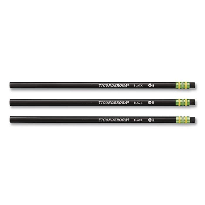 Tri-Conderoga Triangular #2 Woodcase Oversized Pencil, HB (#2), Black Lead, Yellow Barrel, 3/Pack