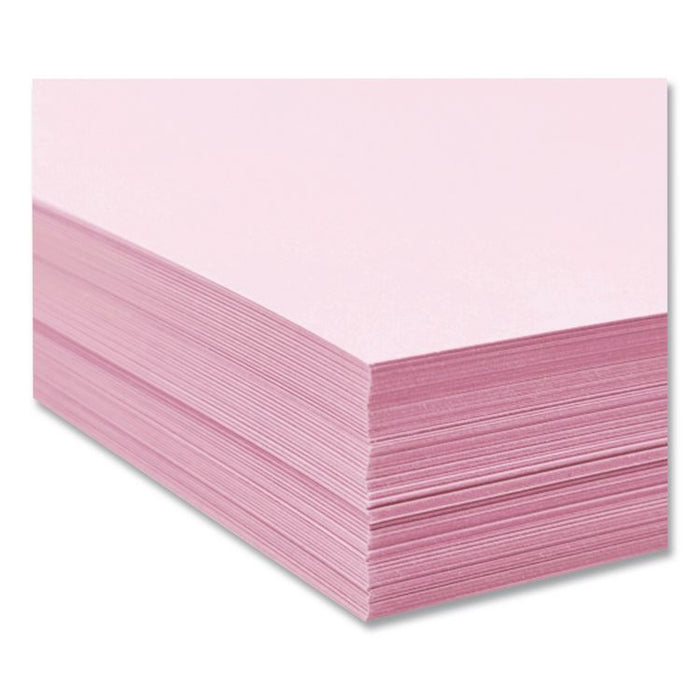 30% Recycled Colored Paper, 20 lb Bond Weight, 8.5 x 11, Pink, 500/Ream