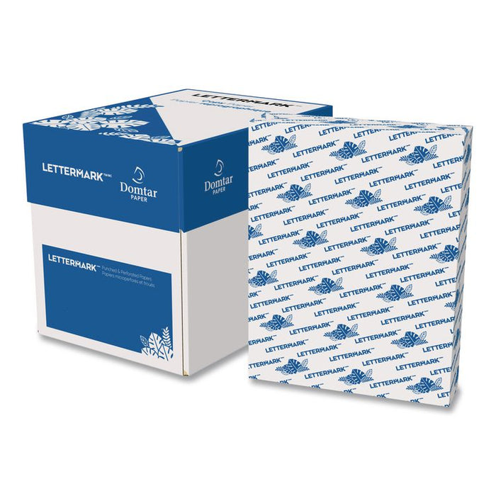 Custom Cut-Sheet Copy Paper, 92 Bright, Micro-Perf Every 3.66", 20 lb Bond, 8.5 x 11, White, 500 Sheets/Ream, 5 Reams/Carton