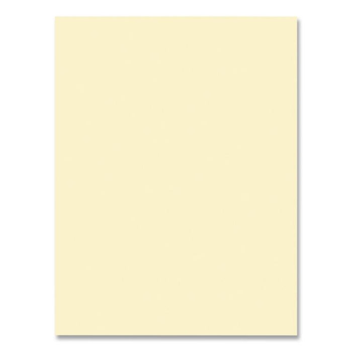 30% Recycled Colored Paper, 20 lb Bond Weight, 8.5 x 11, Cream, 500/Ream
