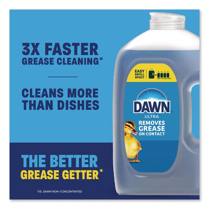 Ultra Liquid Dish Detergent, Easy Refill Jug, Original Scent, 67 oz, 6/Carton