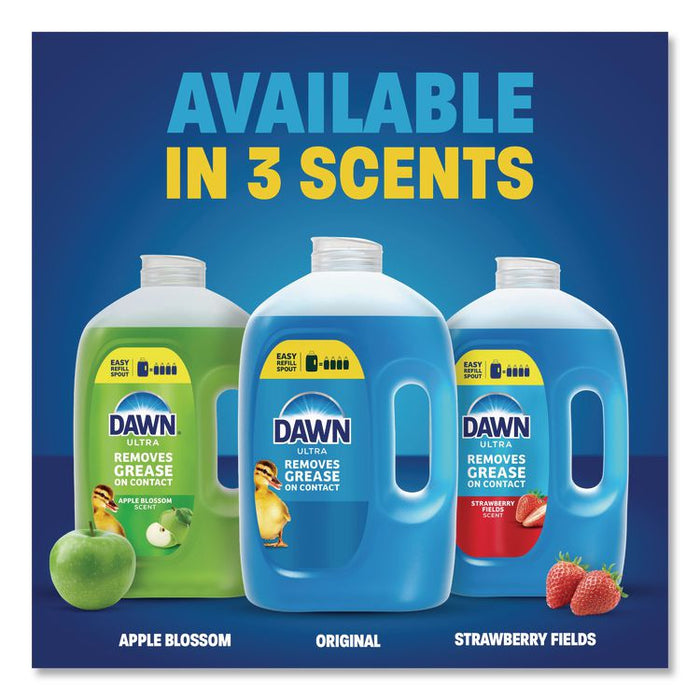 Ultra Liquid Dish Detergent, Easy Refill Jug, Original Scent, 67 oz, 6/Carton