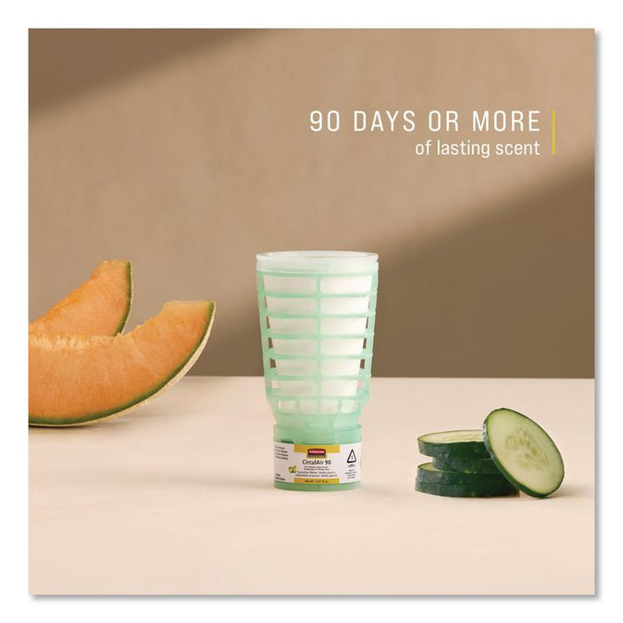 CirculAir 90 Passive Air Care Refill, Cucumber Melon, 1.62 oz, 6/Carton
