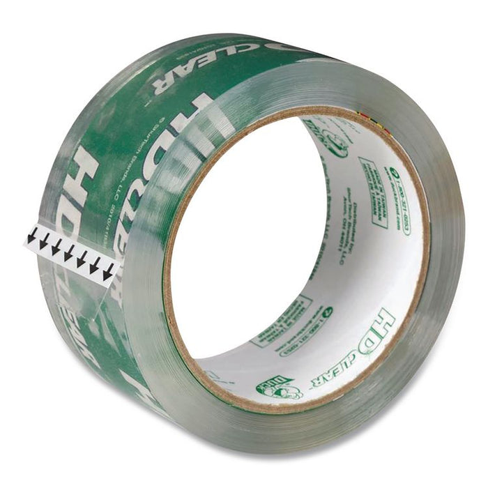 Heavy-Duty Carton Packaging Tape, 3" Core, 1.88" x 55 yds, Clear, 6/Pack