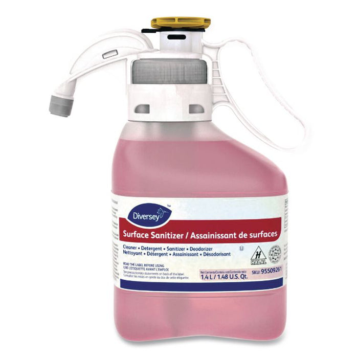 Hard Surface Sanitizer, Unscented, 1.4 L SmartDose, 2/Carton
