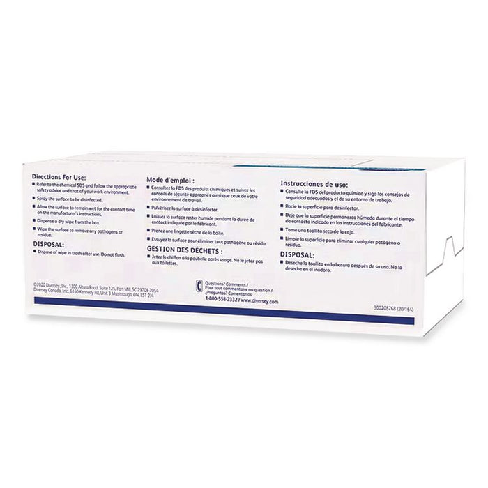 Dry Wipe Disposable Wiping System, 1-Ply, 6 x 8, Unscented, White, 500/Box, 4 Boxes/Carton