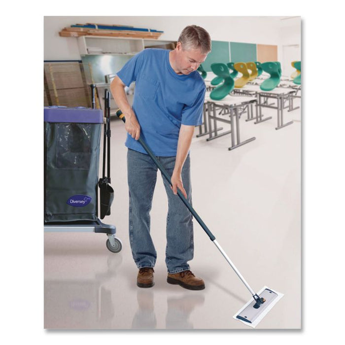 TASKI Ultra Plus Mop Frame, 16" Mophead Size, PET/Polyamide/Polyester Black/White