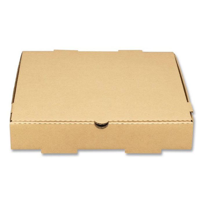Corrugated Pizza Box, 12 x 12 x 2, Kraft, Cardboard, 50/Carton