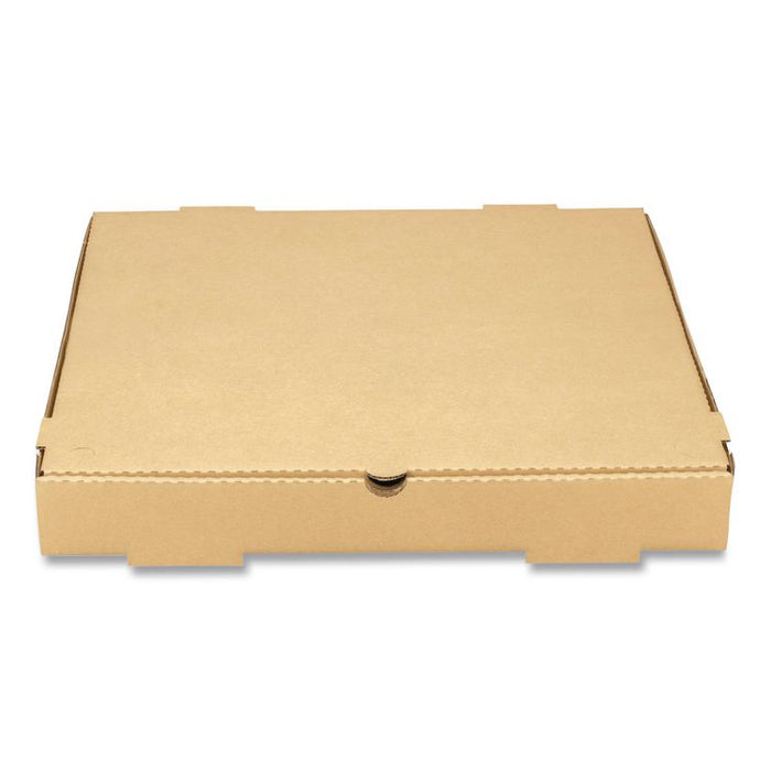 Corrugated Pizza Box, 16 x 16 x 2, Kraft, Cardboard, 50/Carton