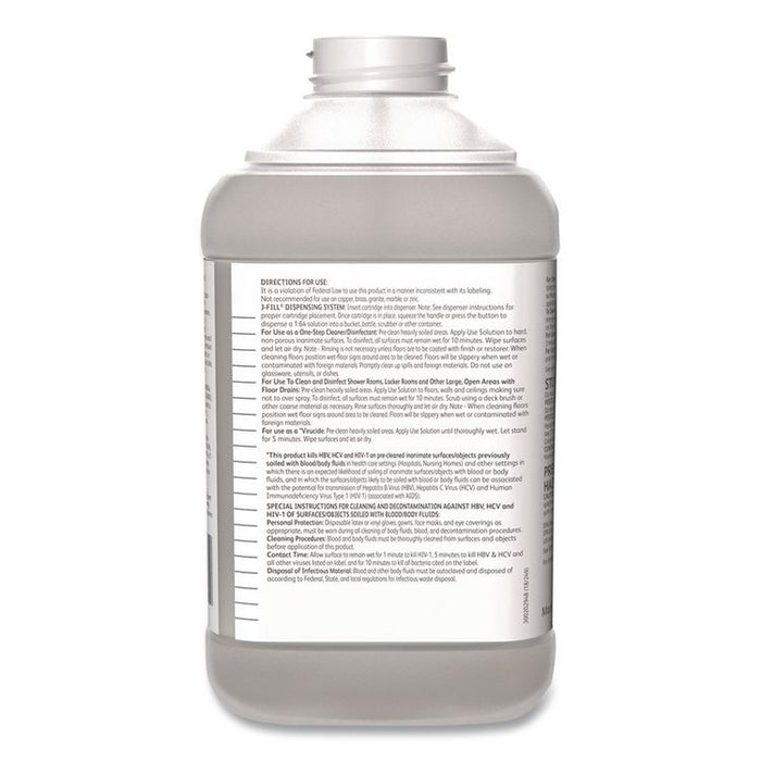 Alpha-HP Multi-Surface Disinfectant Cleaner, Citrus Scent, 2.5 L J-Fill Refill, 2/Carton