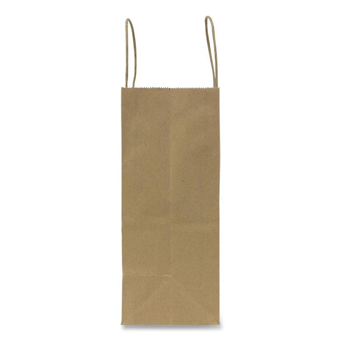 Paper Shopping Bag, Rope Handles, Small Size, 8.1 x 4.5 x 10.6, Kraft, 250/Carton