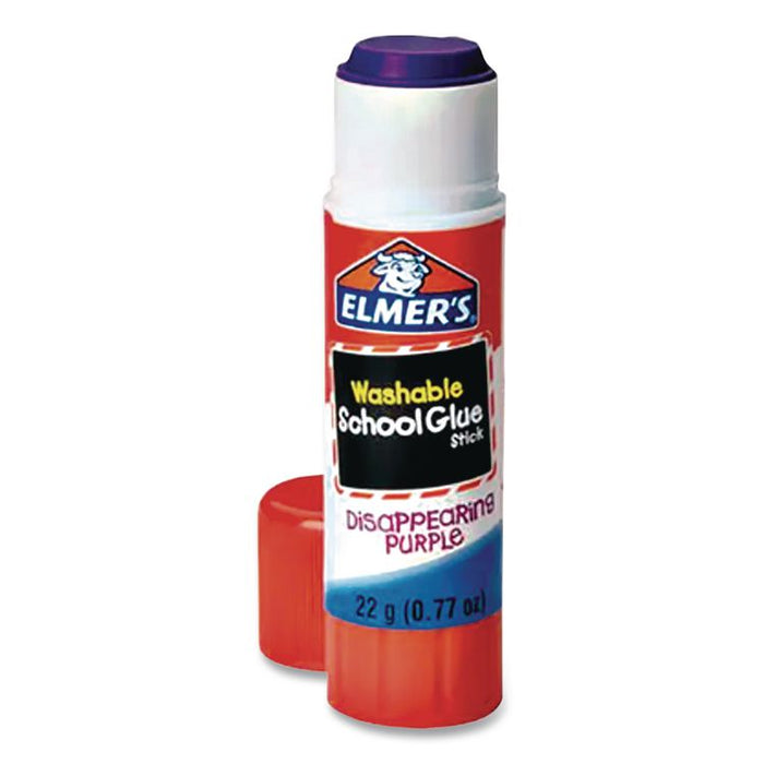 Disappearing Purple All Purpose Glue Sticks, 0.77 oz, Dries Clear, 30/Box