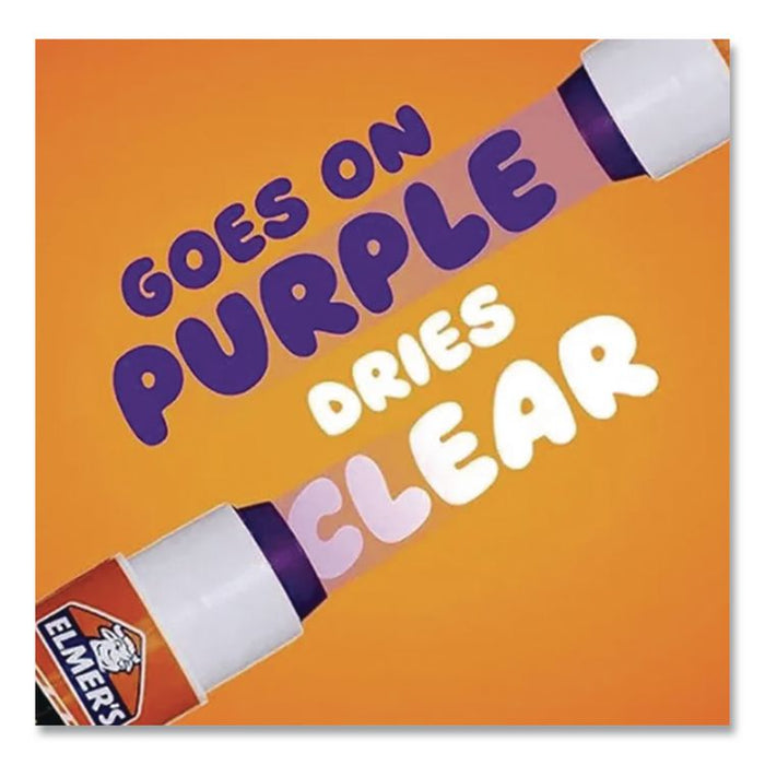 Disappearing Purple All Purpose Glue Sticks, 0.77 oz, Dries Clear, 30/Box