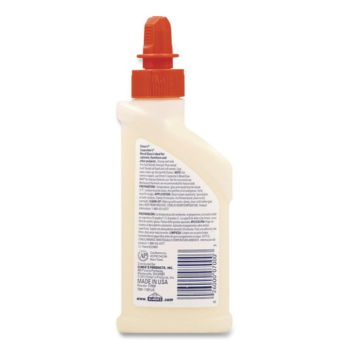 Carpenter Wood Glue, 4 oz, Dries Beige, 12/Carton