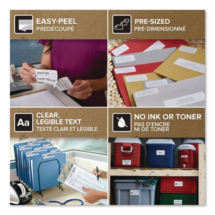 LW Extra-Large Shipping Labels, 4" x 6", White, 220 Labels/Roll, 20 Rolls/Box