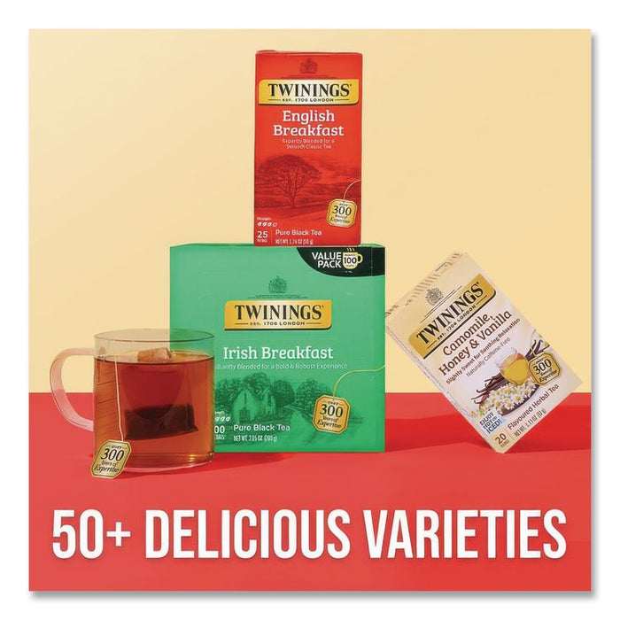 Tea Bags, English Breakfast, 1.76 oz Filterbag, 25/Box