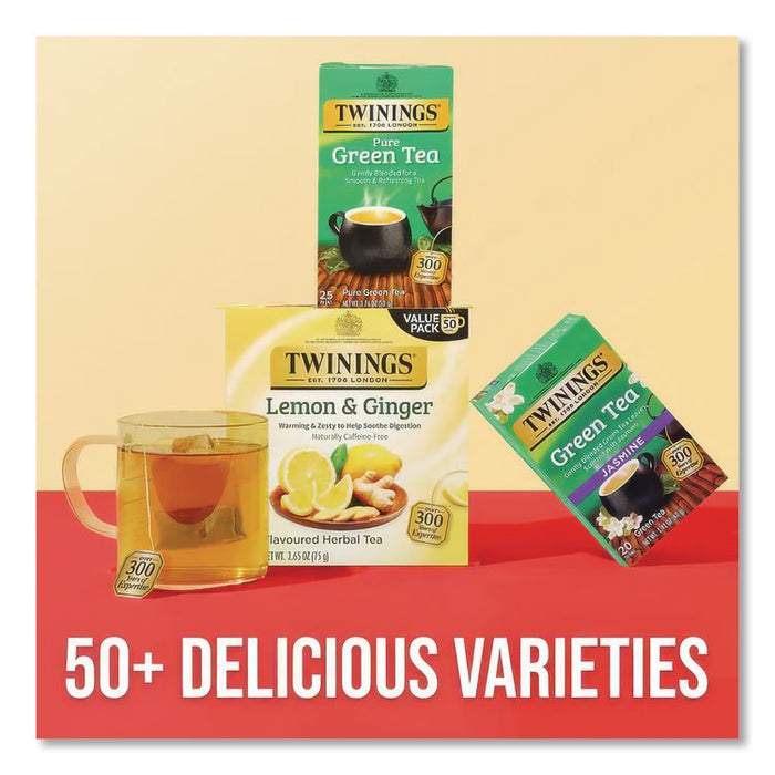 Tea Bags, Green, 1.76 oz Filterbag, 25/Box