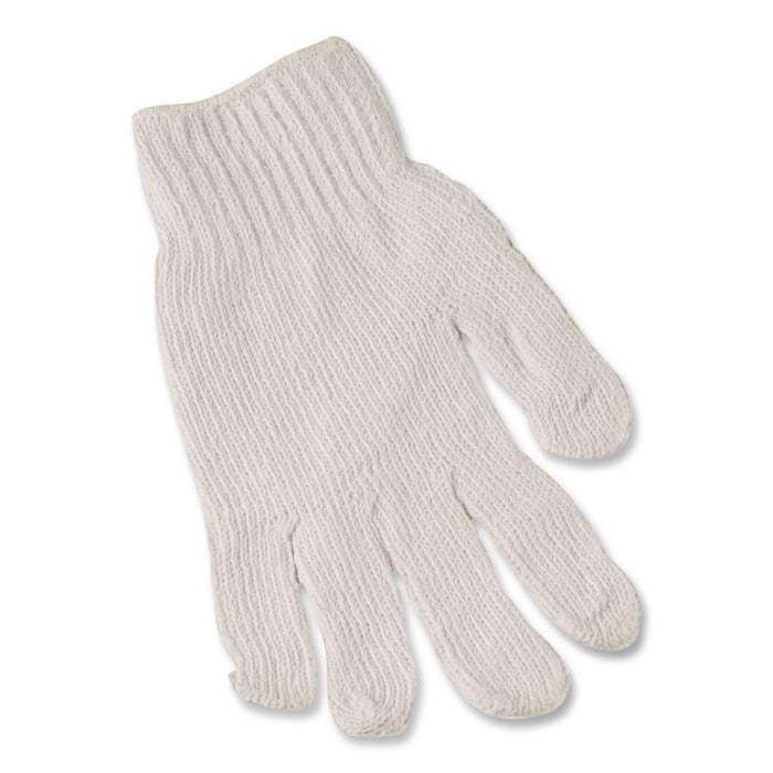 PRO CTPS400/NLW Series Natural White String Knit Gloves, Reversible, Large, White, 12 Pairs