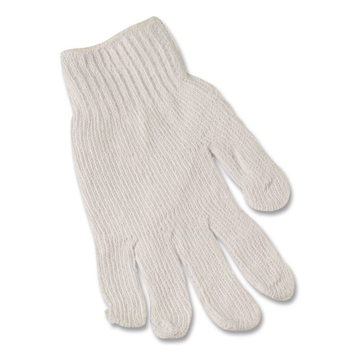PRO CTPS400/NLW Series Natural White String Knit Gloves, Reversible, Medium, White, 12 Pairs