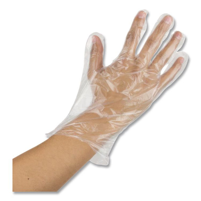 EconoFit Plus Polyethylene Gloves, Powder-Free, X-Large, Clear, 200/Box, 10 Boxes/Carton