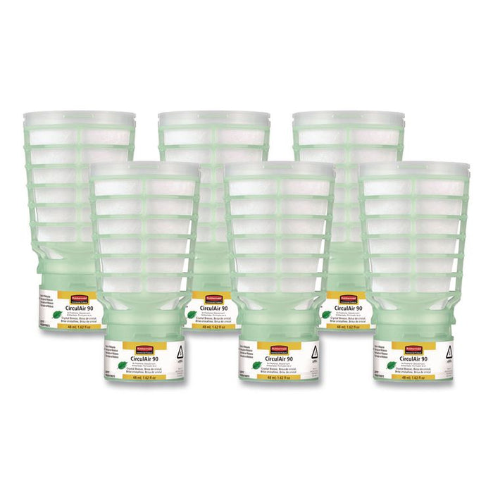 CirculAir 90 Passive Air Care Refill, Crystal Breeze, 48 mL Refill, 6/Carton