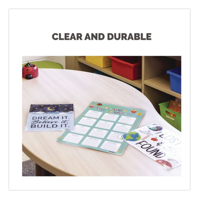 Laminating Pouches, 5 mil, 9" x 11.5", Gloss Clear, 200/Pack