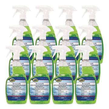 Aviation RTU Cleaner Disinfectant, 1 qt Spray Bottle, 12/Carton