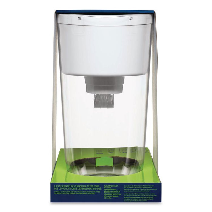 Tahoe Water Pitcher with Elite Filter, 10 Cups, Bright White, 2/Carton