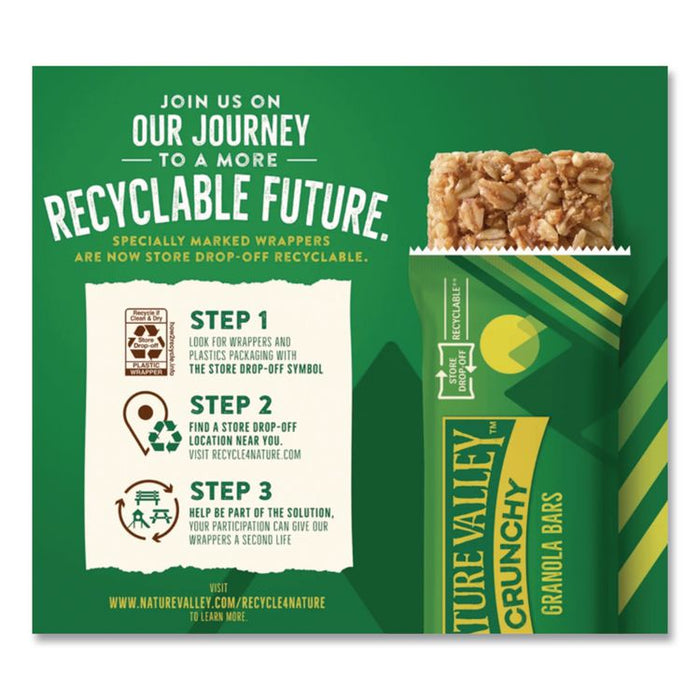 Granola Bars, Oats and Honey, 1.5 oz Bar, 49/Carton