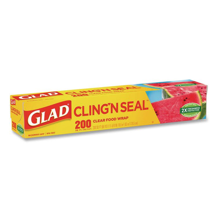 Cling'N Seal Plastic Food Wrap, 200 sq ft Roll