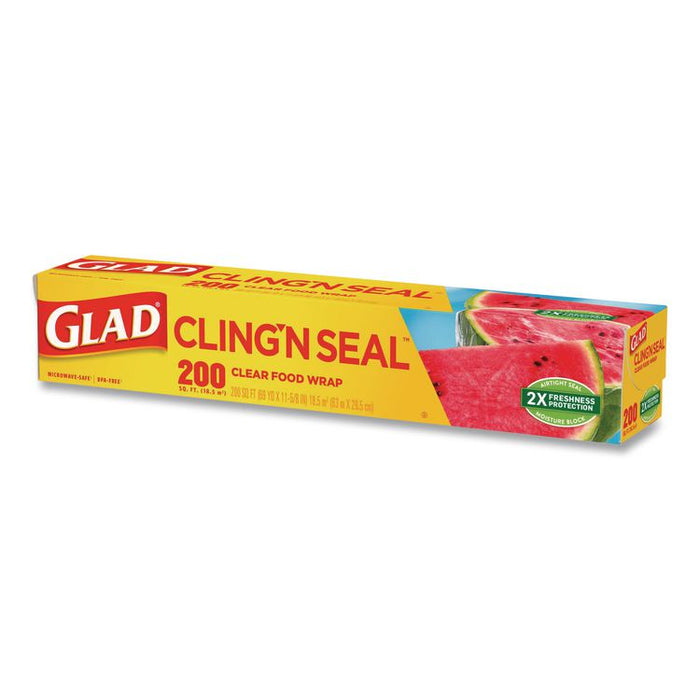 Cling'N Seal Plastic Food Wrap, 200 sq ft Roll