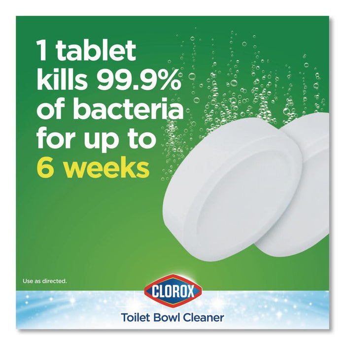 Ultra Clean Toilet Tablets Bleach, 3.5 oz Tablet, 2/Pack, 6 Packs/Carton