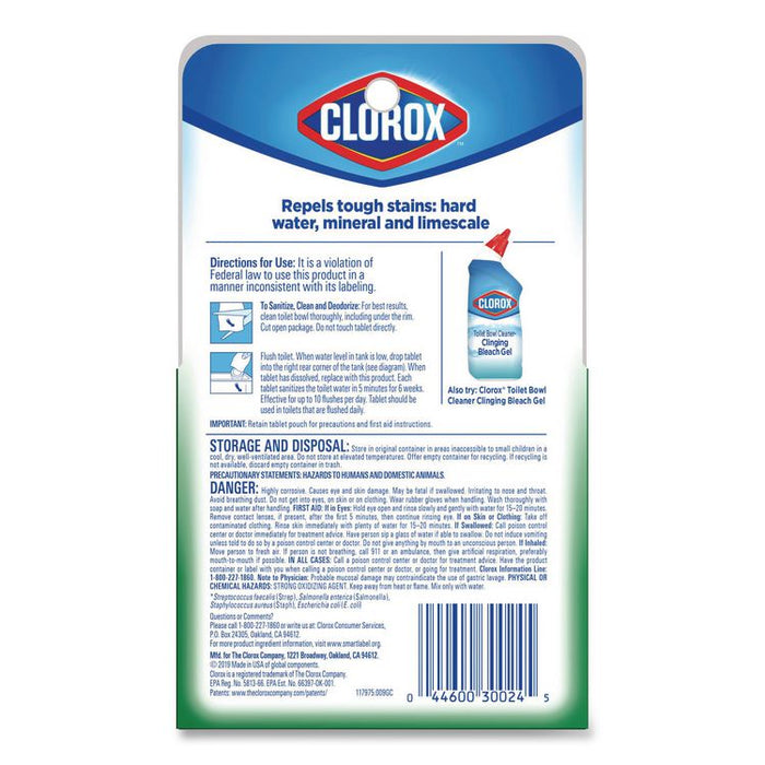 Ultra Clean Toilet Tablets Bleach, 3.5 oz Tablet, 2/Pack