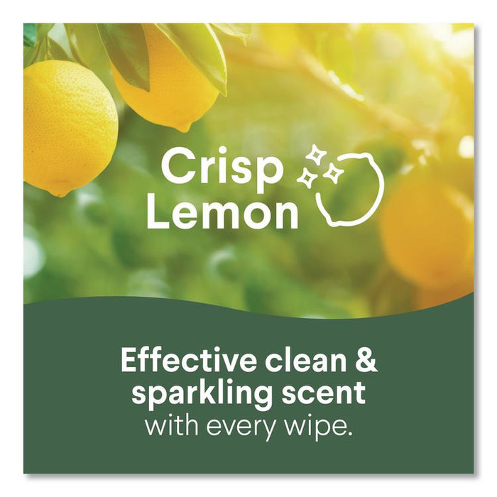 Disinfecting Wipes, Bleach Free Cleaning Wipes, 1-Ply, 7 x 8, Fresh Scent/Citrus Blend, White, 75/Canister, 3/Pack, 4/Carton