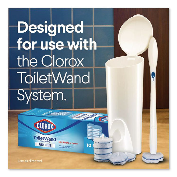 ToiletWand Toilet Cleaning Refills, Disinfecting Scrubbing Pads, 20 Count, 4/Carton
