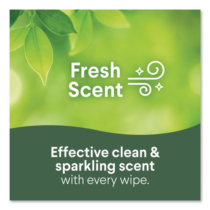 Disinfecting Cleaning Wipes, Flex Pack, 1-Ply, 8 x 7, Fresh Scent, White, 75 Towels/Box