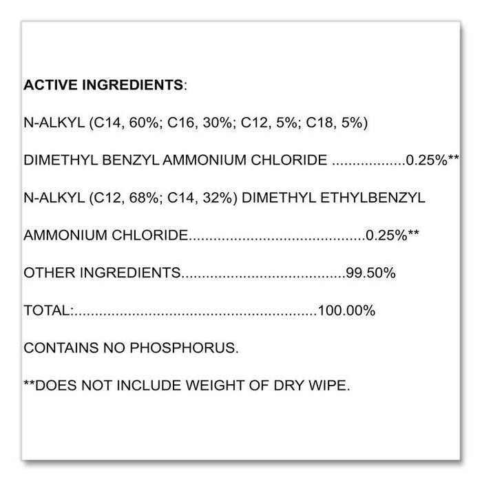 VersaSure Cleaner Disinfectant Wipes, 1-Ply, 6 x 5, Fragranced, White, 150/Canister, 6 Canisters/Carton