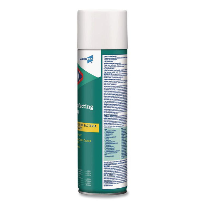 CloroxPro Disinfecting Spray, Fresh Scent, 19 oz Aerosol Spray, 12/Carton