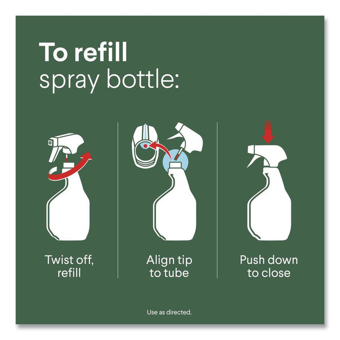 Disinfecting All Purpose Cleaner Spray, Crisp Lemon Scent, 32 oz Bottle, 9/Carton