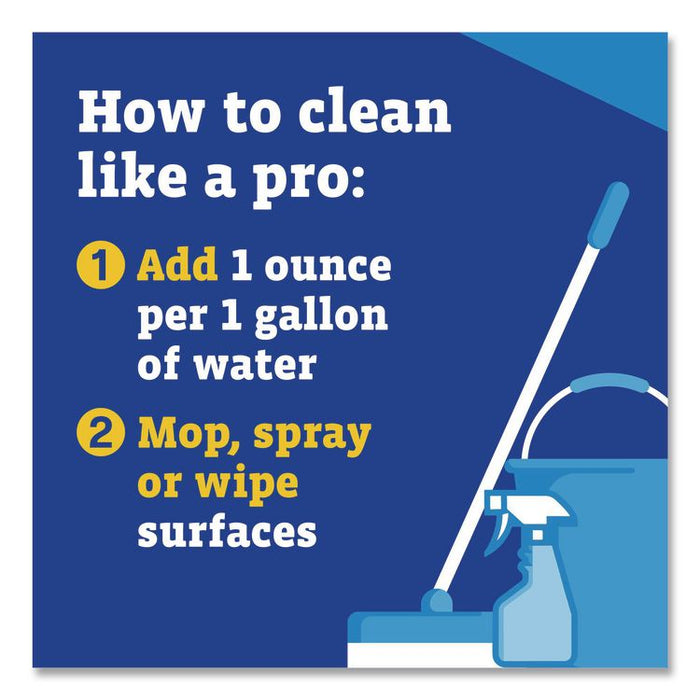 CloroxPro Multi-Surface Cleaner Concentrated, Lavender Clean Scent, 80 oz Bottle, 3/Carton