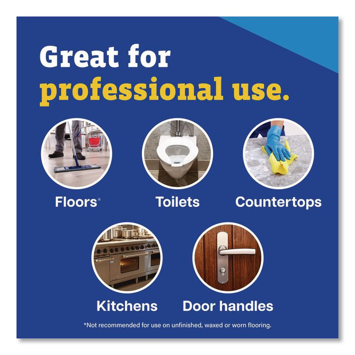 CloroxPro Multi-Surface Cleaner Concentrated, Sparkling Wave Scent, 80 oz Bottle, 3/Carton