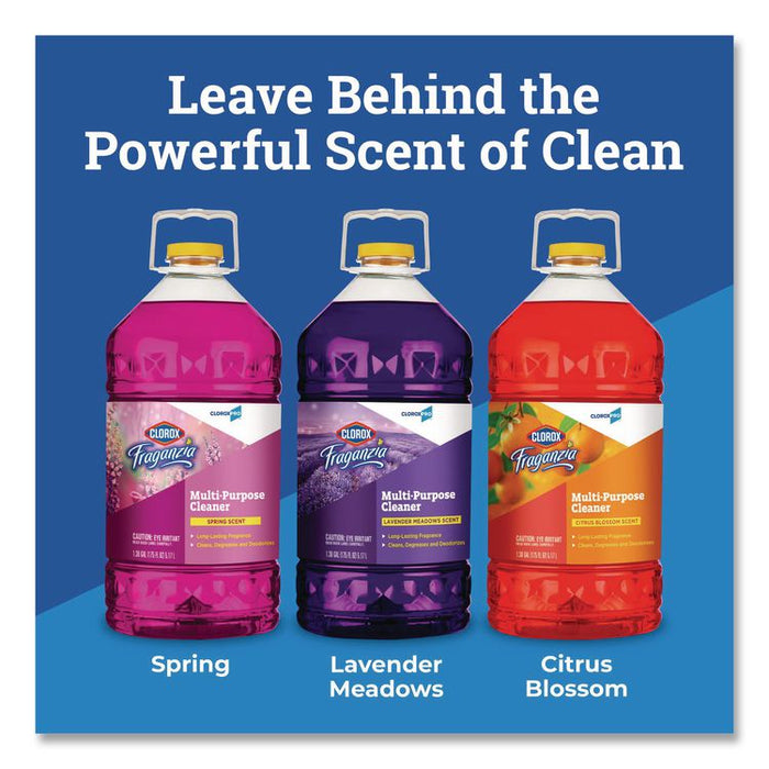CloroxPro Fraganzia Multi-Purpose Cleaner, Lavender Meadows Scent, 175 oz Bottle, 3/Carton